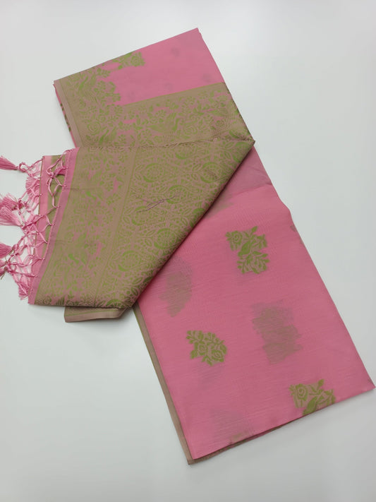 FANCY RAW SILK SAREE - B S CHANNABASAPPA & SONS