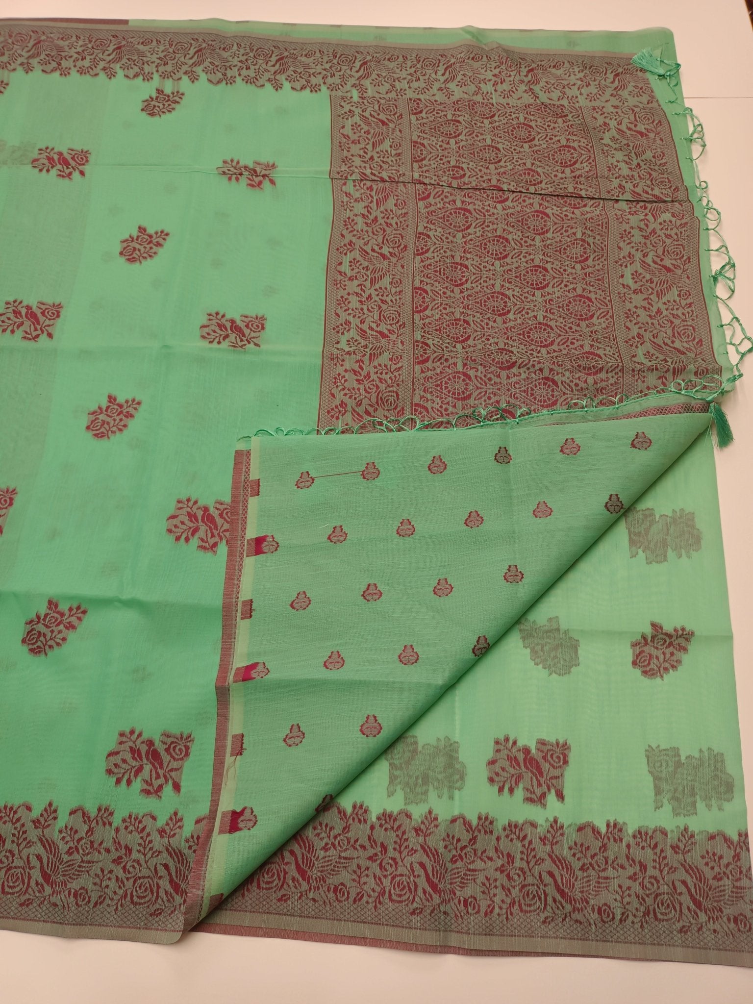 FANCY RAW SILK SAREE - B S CHANNABASAPPA & SONS