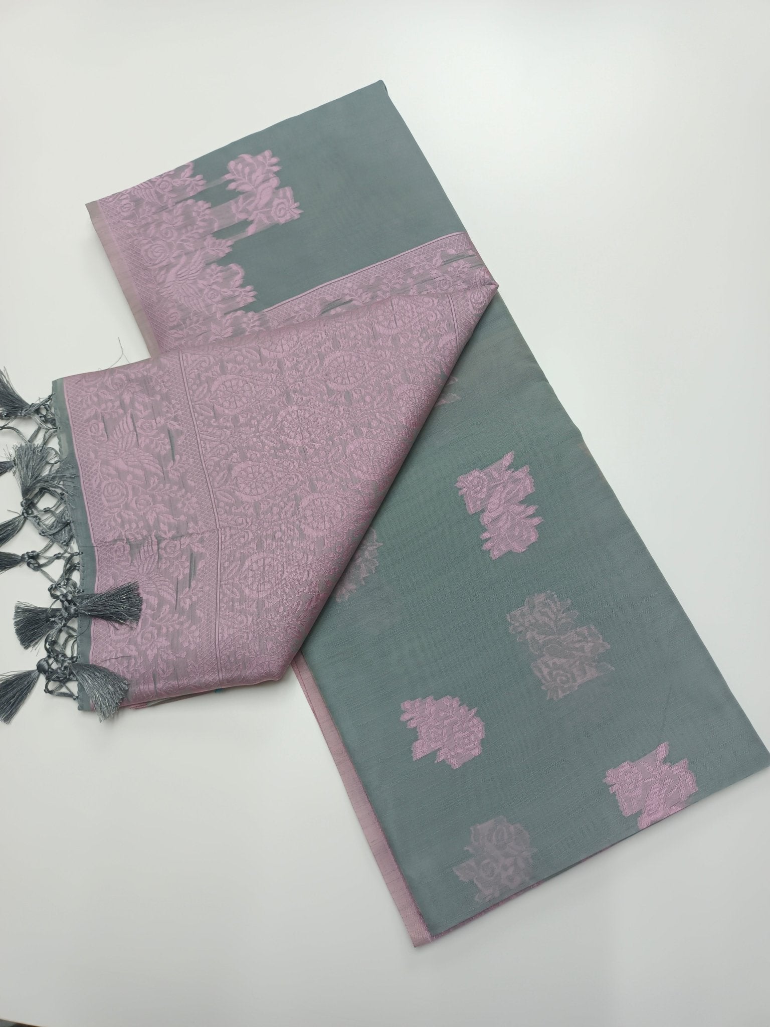 FANCY RAW SILK SAREE - B S CHANNABASAPPA & SONS