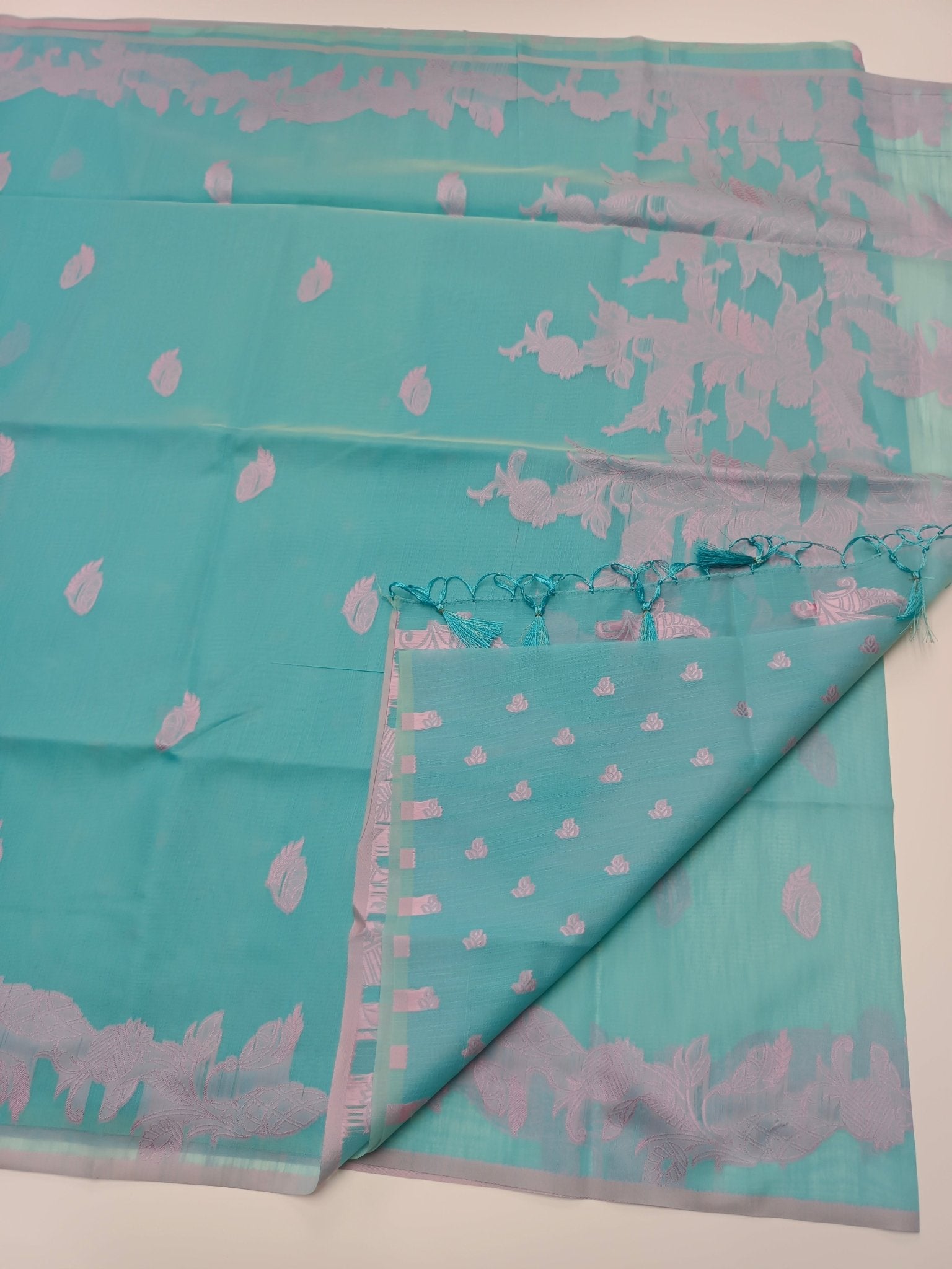 FANCY RAW SILK SAREE - B S CHANNABASAPPA & SONS