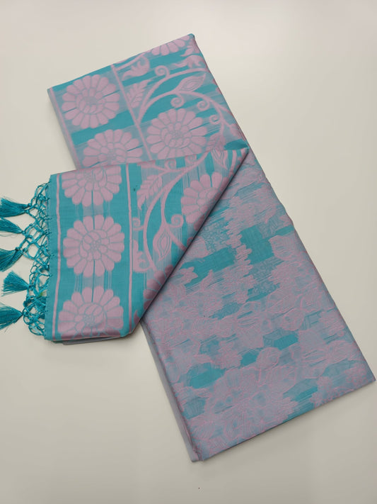 FANCY RAW SILK SAREE - B S CHANNABASAPPA & SONS
