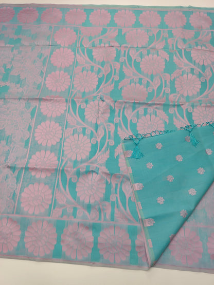 FANCY RAW SILK SAREE - B S CHANNABASAPPA & SONS