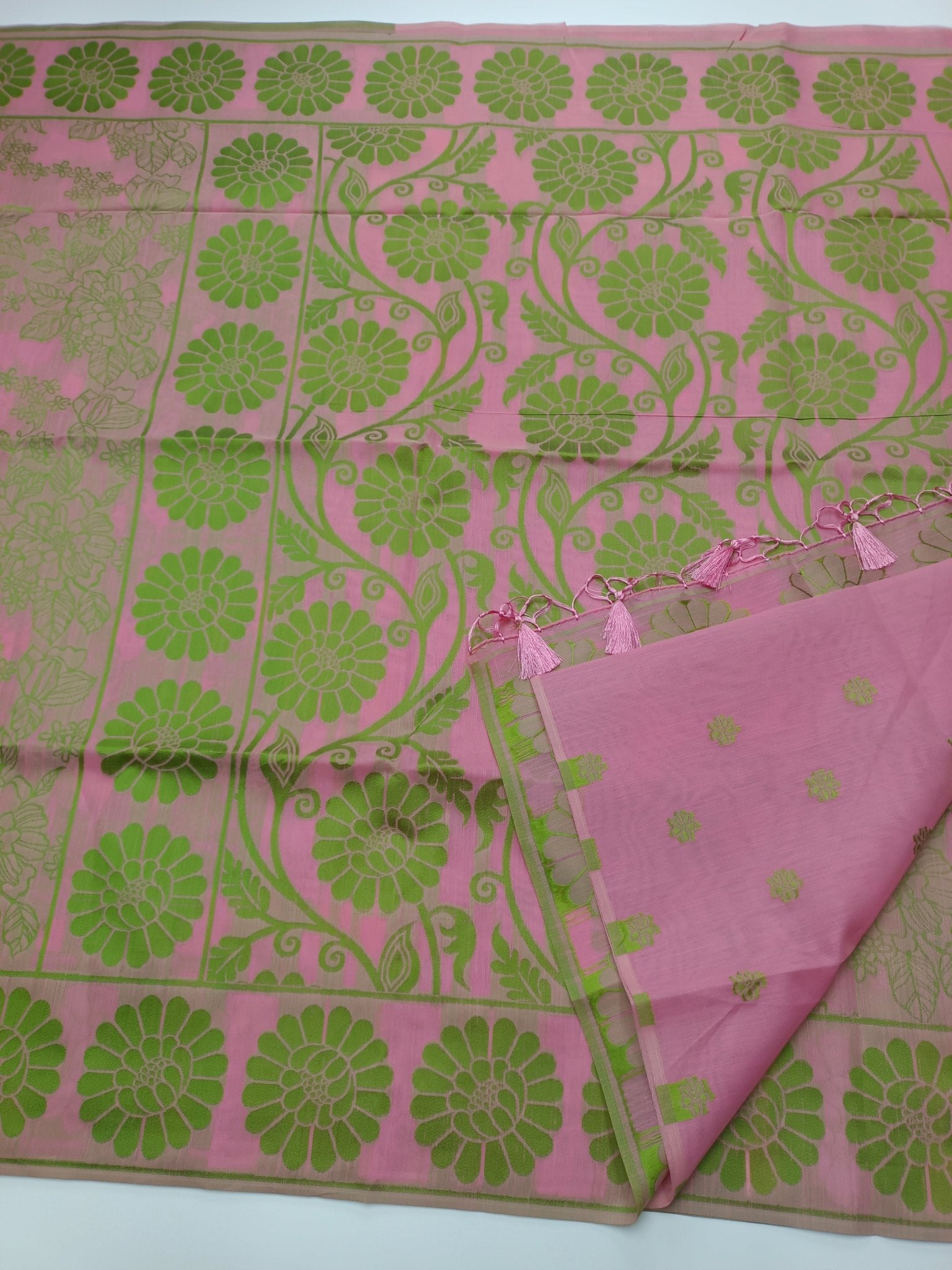 FANCY RAW SILK SAREE - B S CHANNABASAPPA & SONS