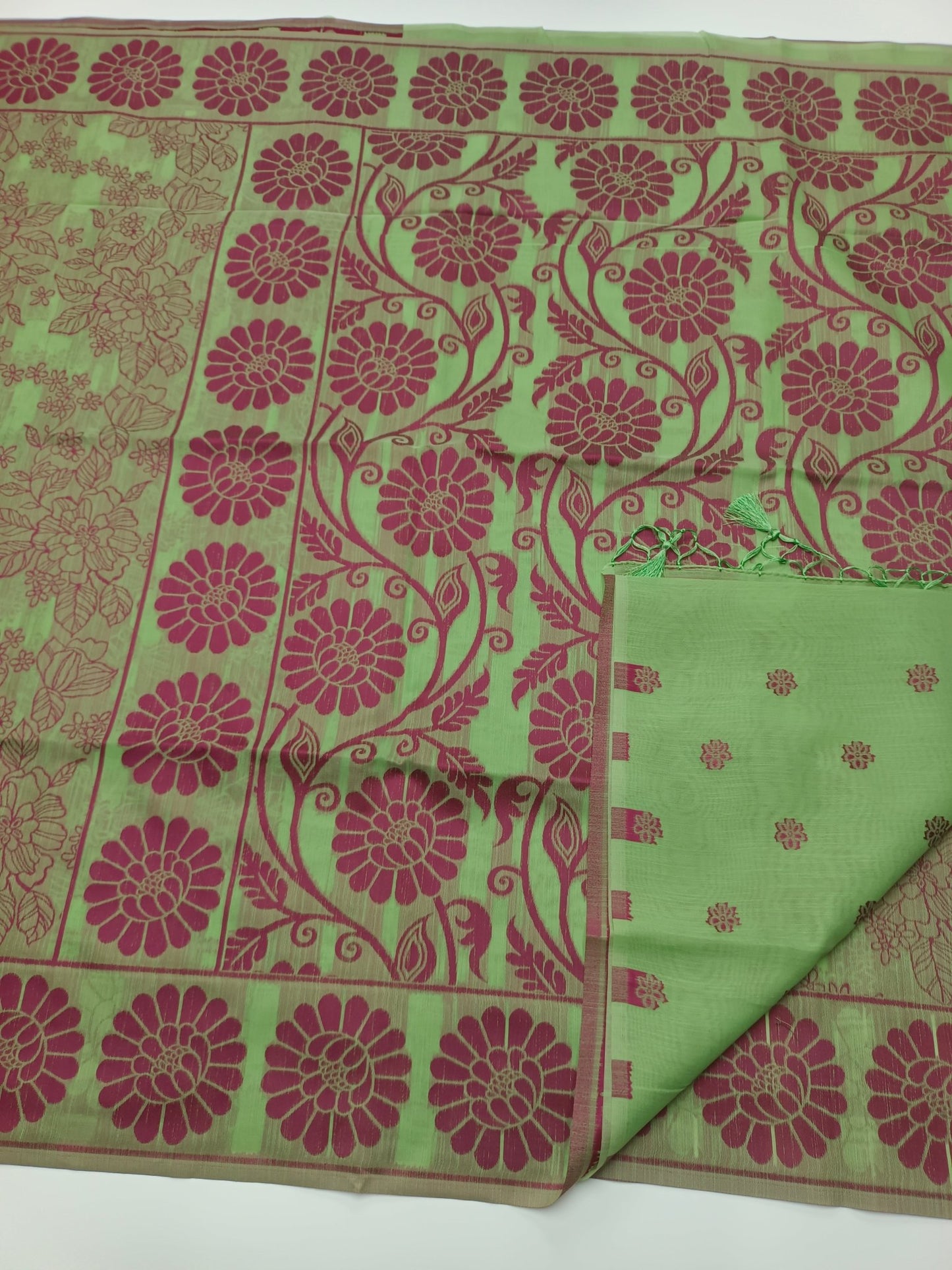 FANCY RAW SILK SAREE - B S CHANNABASAPPA & SONS