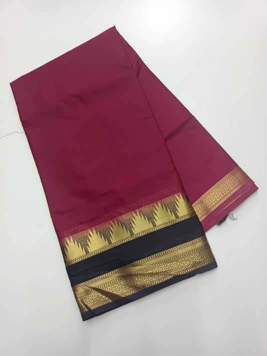 SEMI CREPE SILK SAREE - B S CHANNABASAPPA & SONS