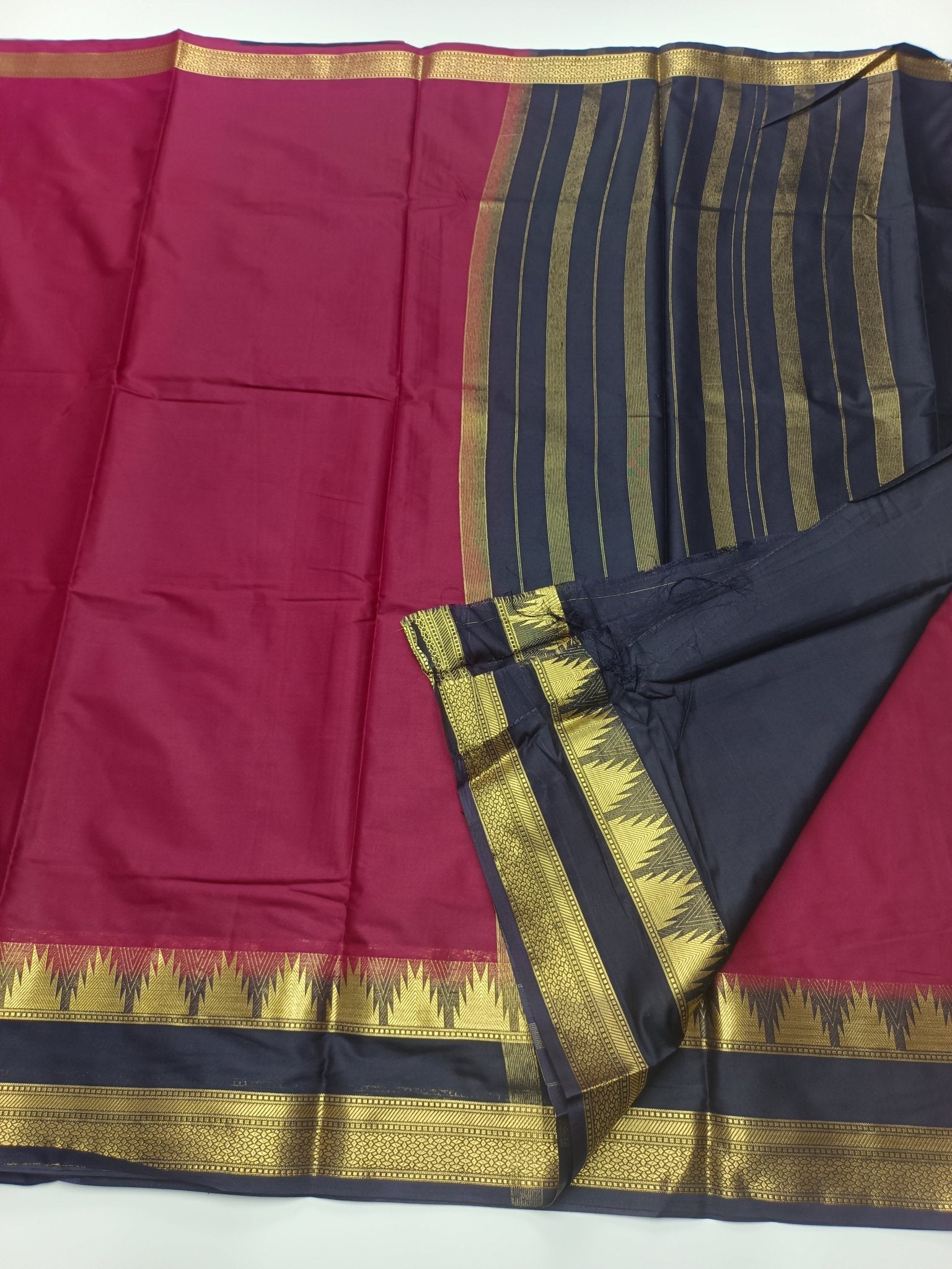 SEMI CREPE SILK SAREE - B S CHANNABASAPPA & SONS