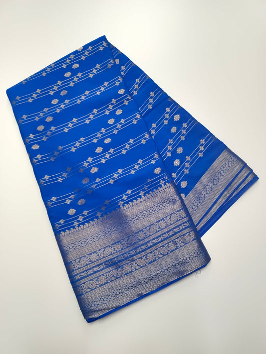 SEMI CREPE SILK SAREE - B S CHANNABASAPPA & SONS