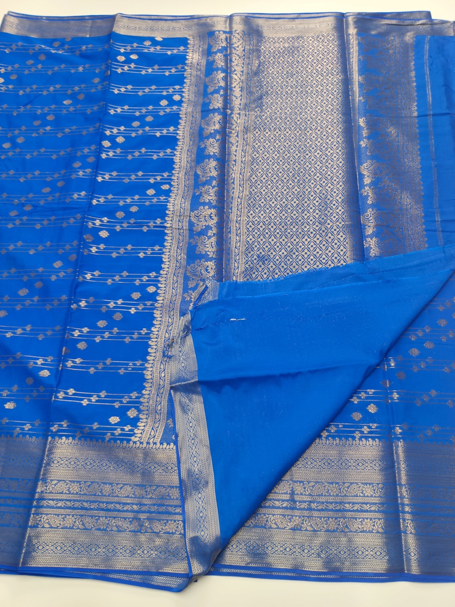 SEMI CREPE SILK SAREE - B S CHANNABASAPPA & SONS