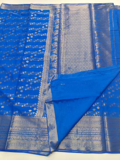 SEMI CREPE SILK SAREE - B S CHANNABASAPPA & SONS