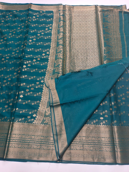 SEMI CREPE SILK SAREE - B S CHANNABASAPPA & SONS