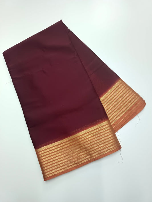 SEMI CREPE SILK SAREE - B S CHANNABASAPPA & SONS