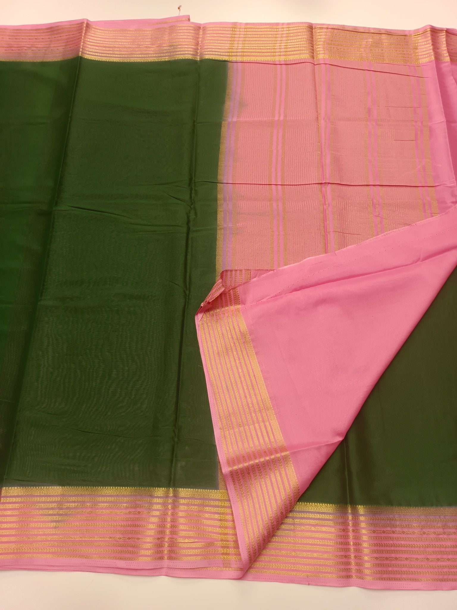 SEMI CREPE SILK SAREE - B S CHANNABASAPPA & SONS