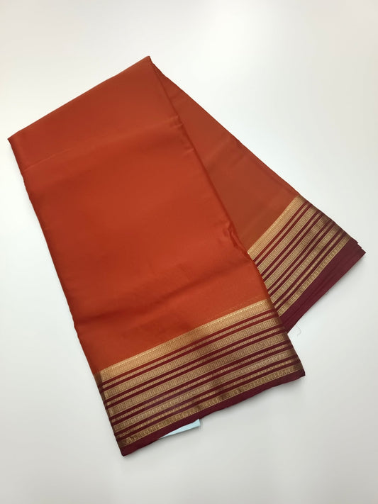 SEMI CREPE SILK SAREE - B S CHANNABASAPPA & SONS