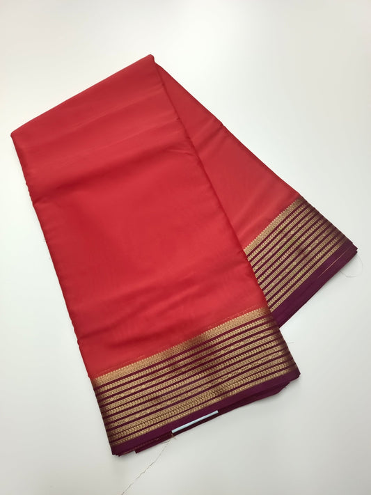 SEMI CREPE SILK SAREE - B S CHANNABASAPPA & SONS