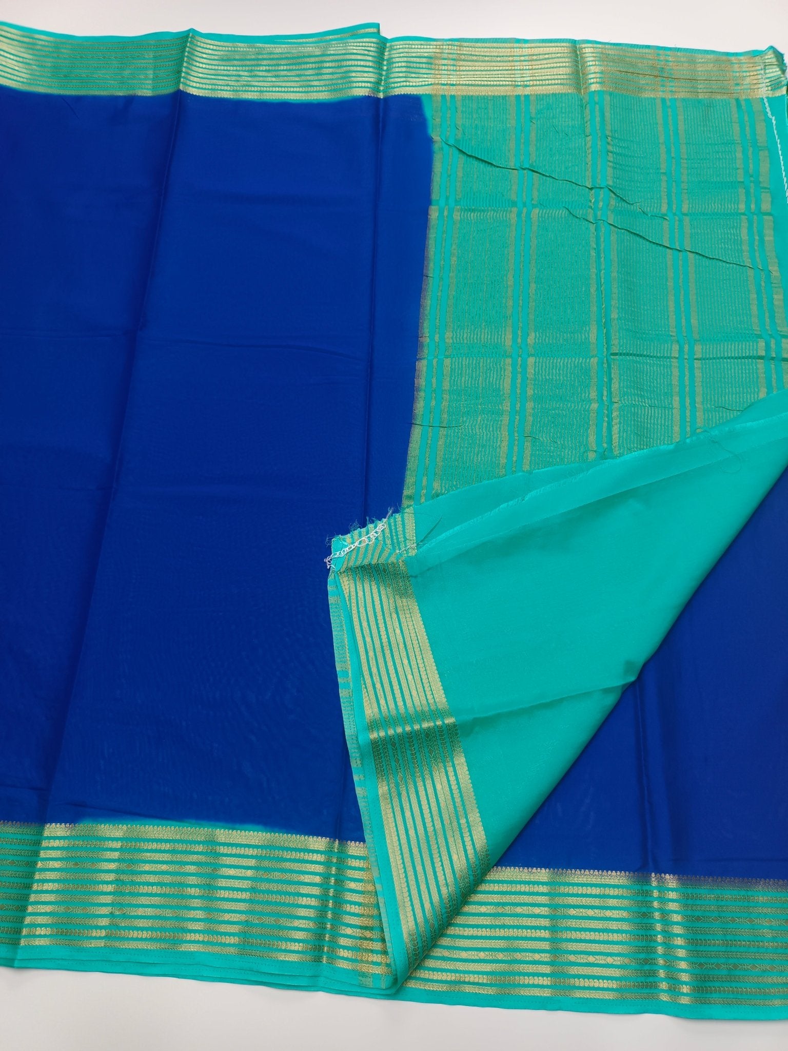 SEMI CREPE SILK SAREE - B S CHANNABASAPPA & SONS