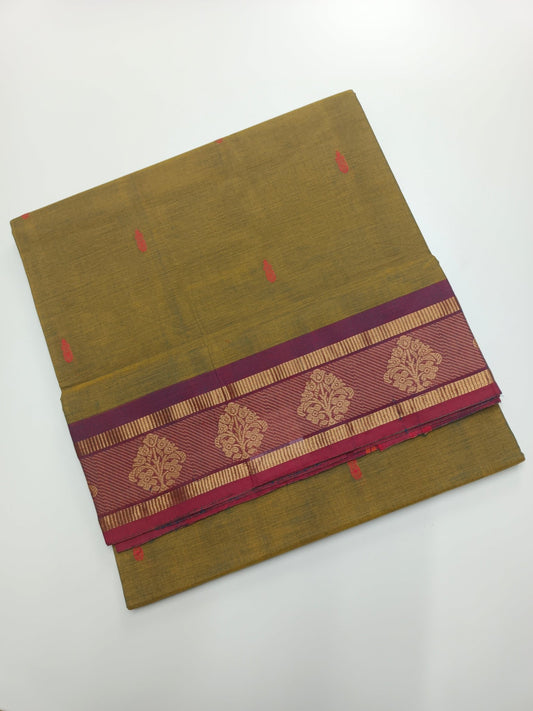 HANDLOOM BASED COTTON SAREE - B S CHANNABASAPPA & SONS