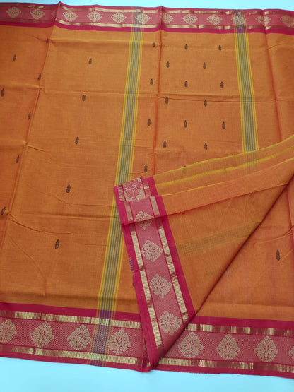 HANDLOOM BASED COTTON SAREE - B S CHANNABASAPPA & SONS
