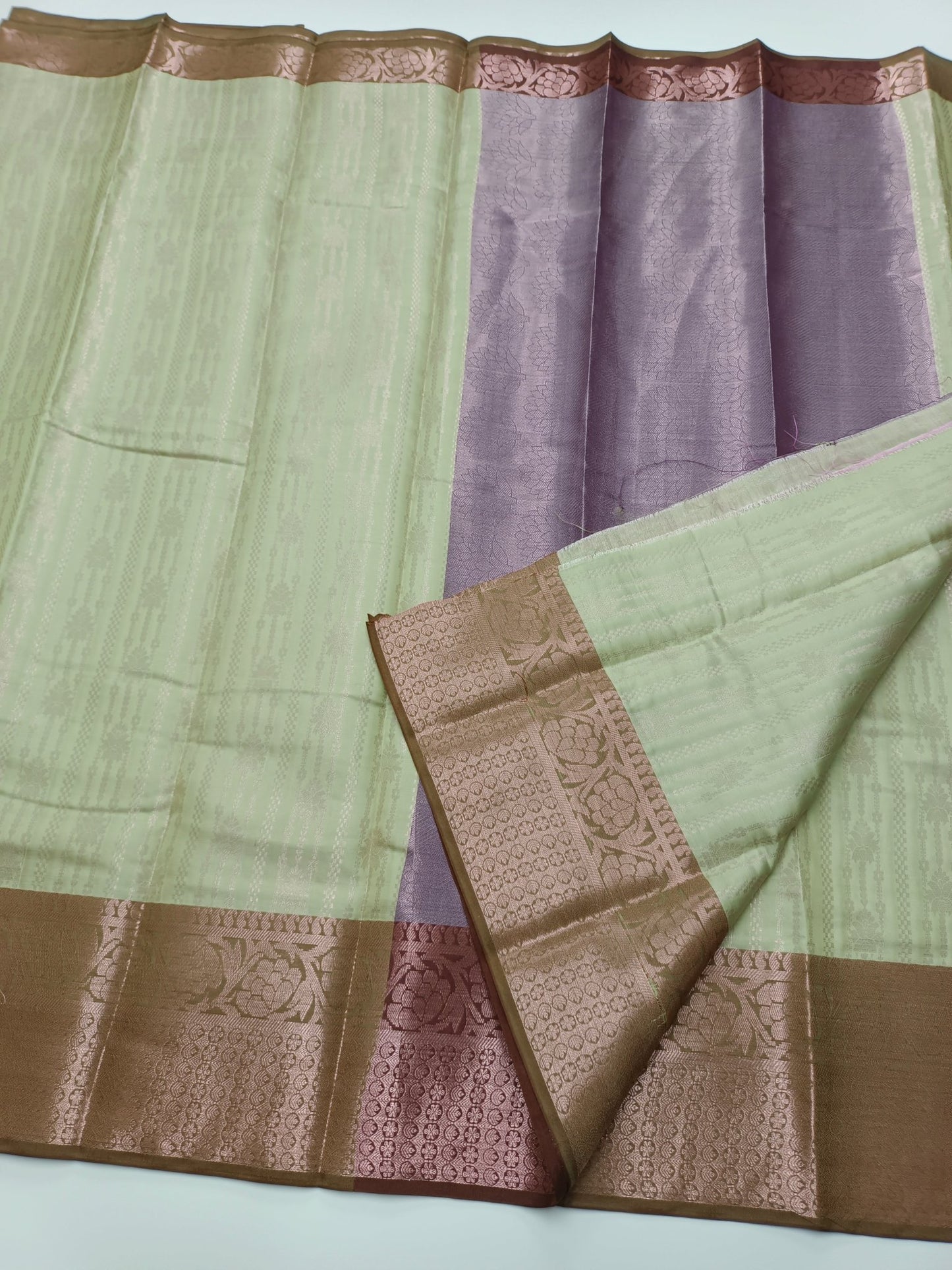 FANCY BROCADE SILK SAREE - B S CHANNABASAPPA & SONS