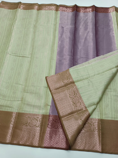 FANCY BROCADE SILK SAREE - B S CHANNABASAPPA & SONS