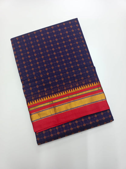 FANCY ILKAL COTTON SAREE - B S CHANNABASAPPA & SONS