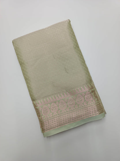 FANCY BROCADE SILK SAREE - B S CHANNABASAPPA & SONS