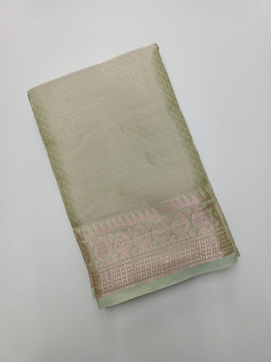 FANCY BROCADE SILK SAREE - B S CHANNABASAPPA & SONS