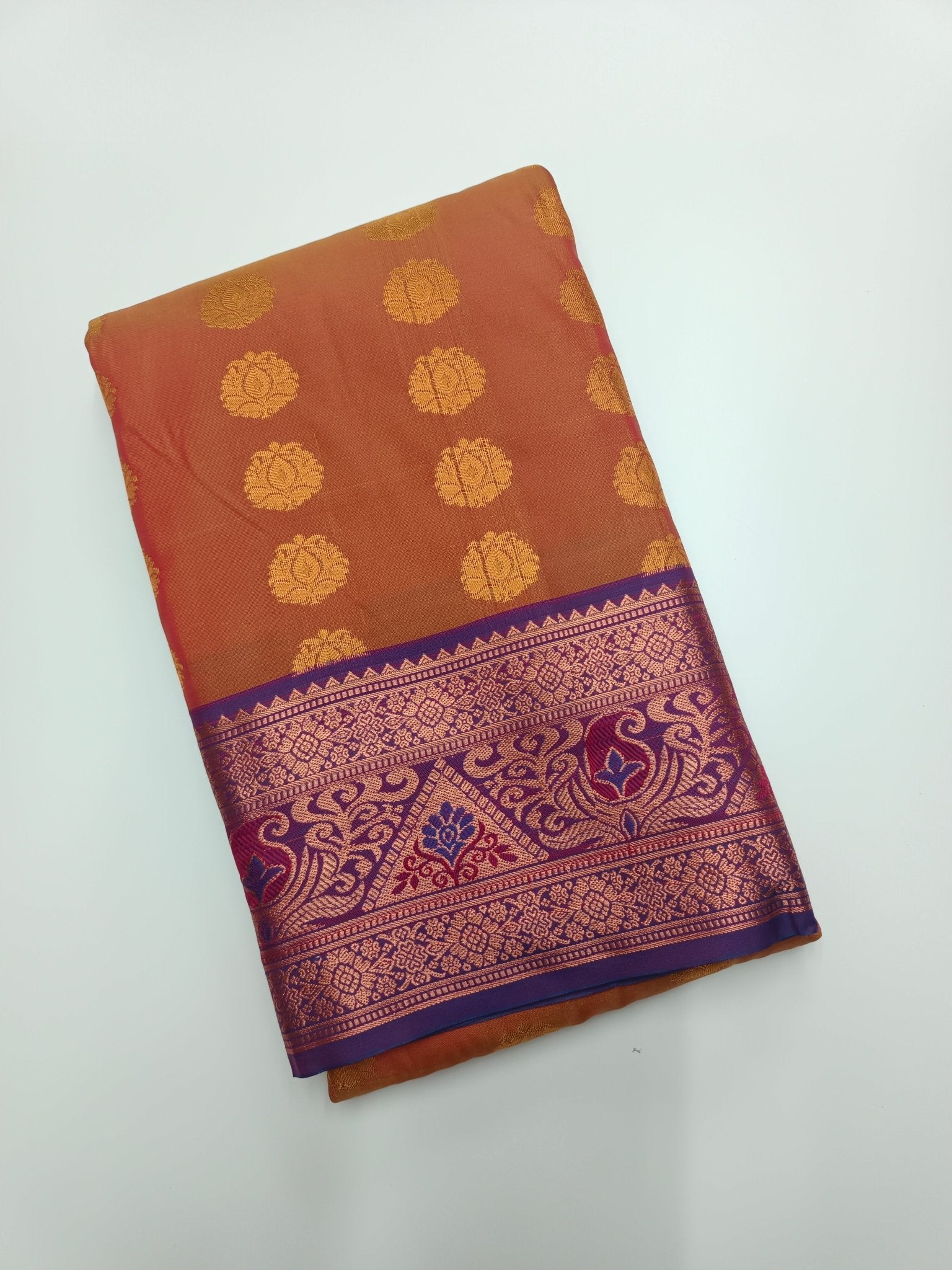 ART SILK 9 YARD SAREE - B S CHANNABASAPPA & SONS