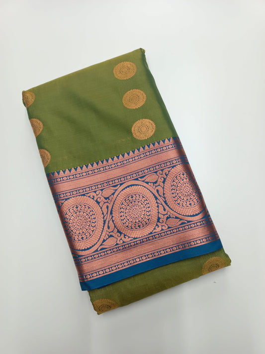 ART SILK 9 YARD SAREE - B S CHANNABASAPPA & SONS