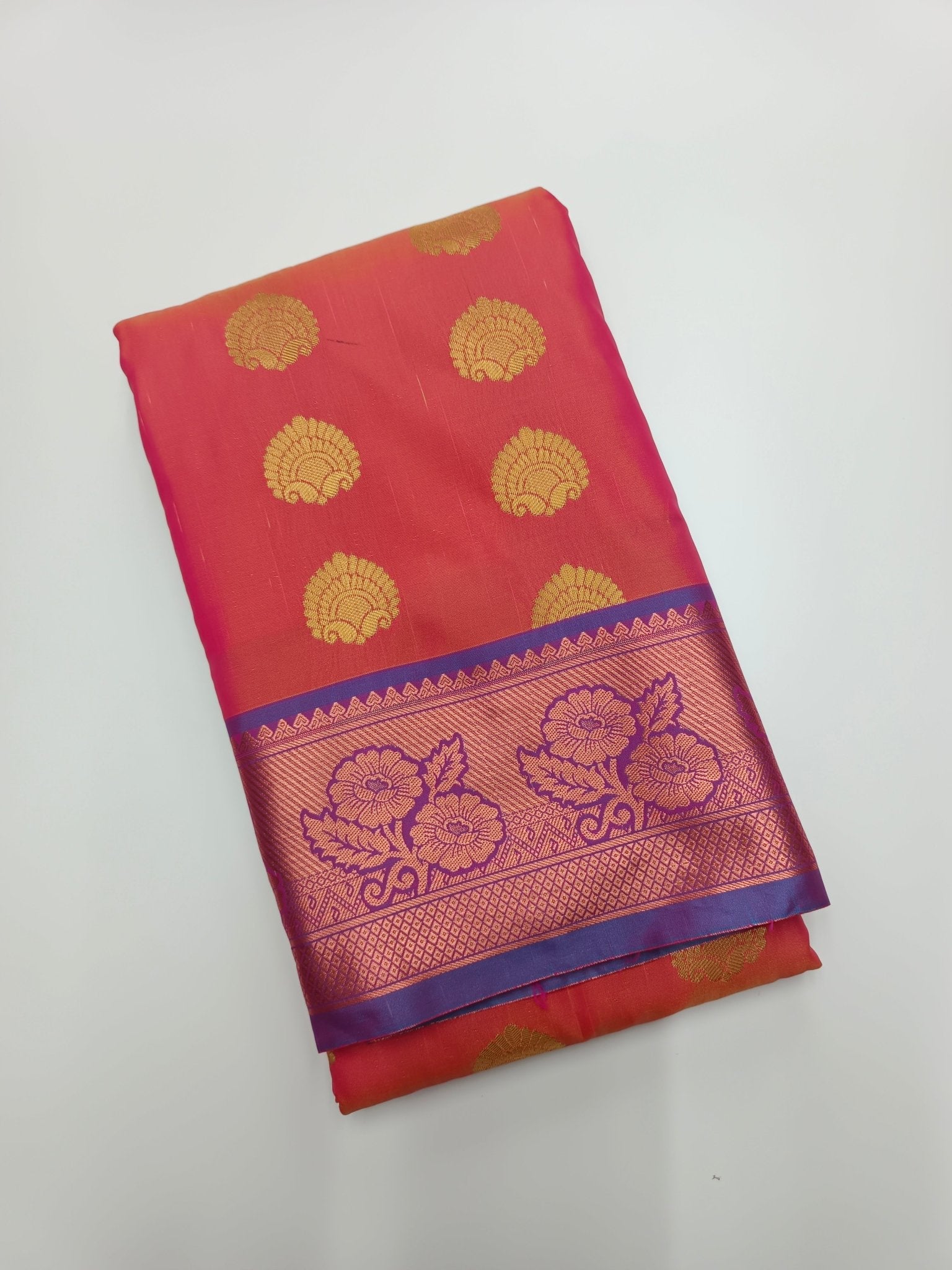 ART SILK 9 YARD SAREE - B S CHANNABASAPPA & SONS