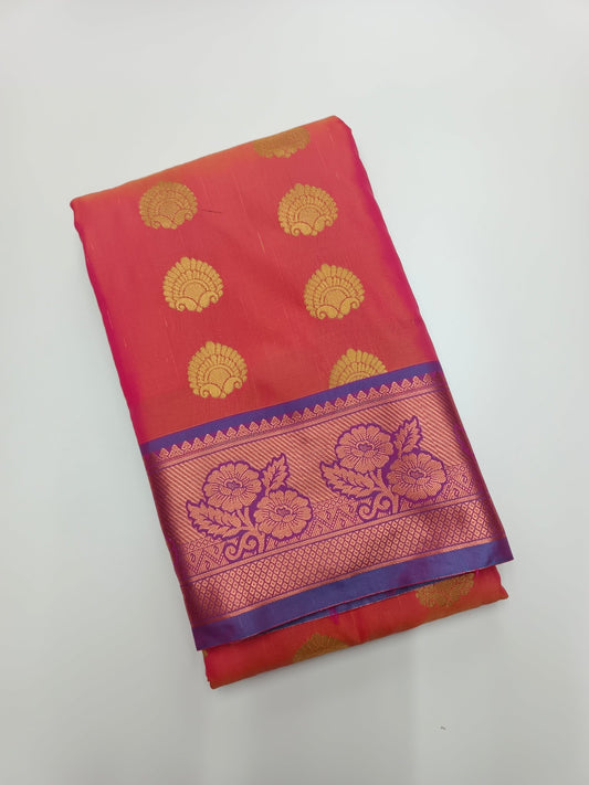 ART SILK 9 YARD SAREE - B S CHANNABASAPPA & SONS