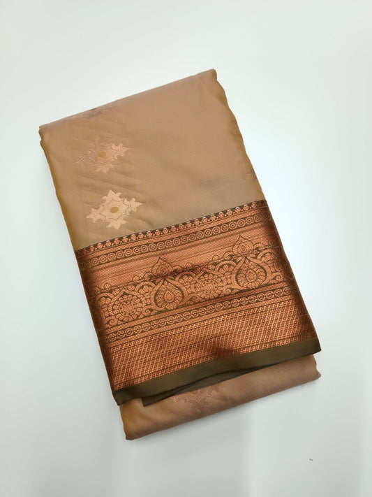 ART SILK 9 YARD SAREE - B S CHANNABASAPPA & SONS