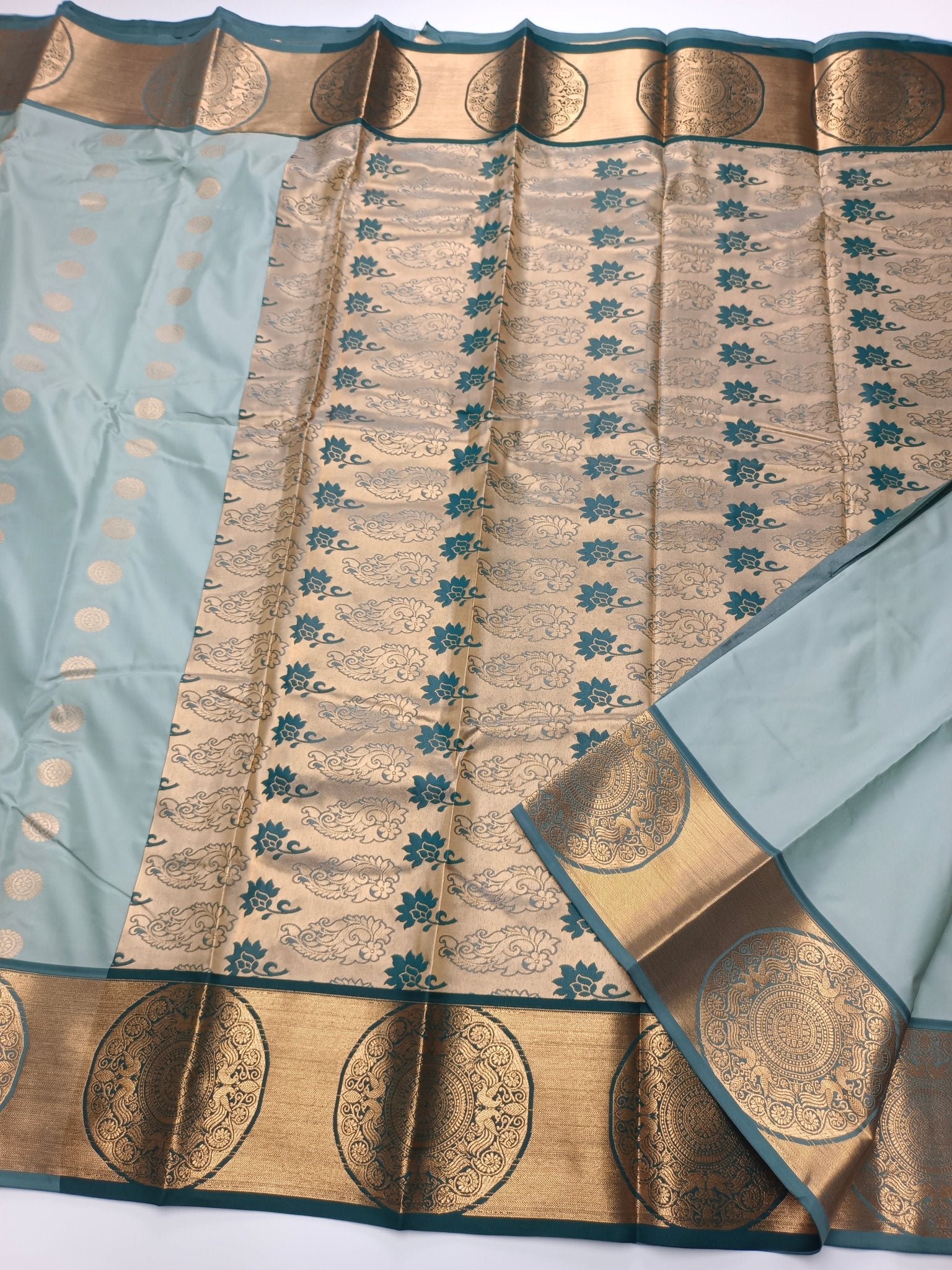 ART SILK 9 YARD SAREE - B S CHANNABASAPPA & SONS