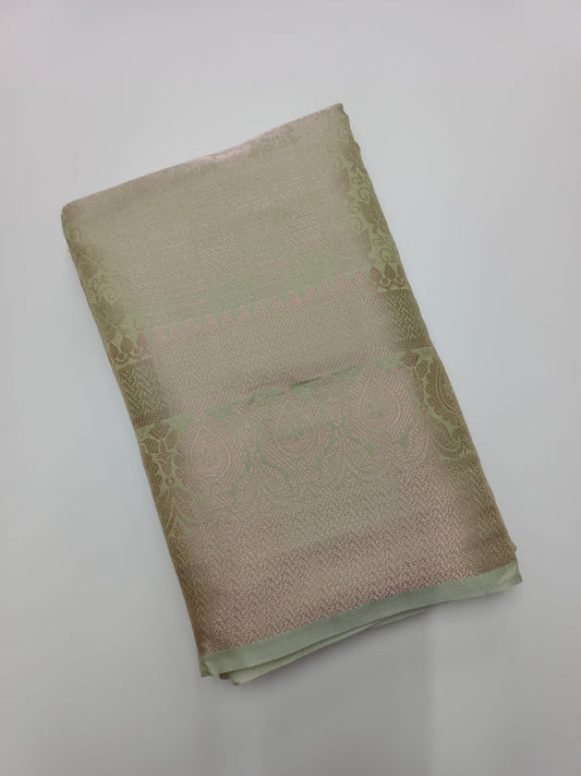 FANCY BROCADE SILK SAREE - B S CHANNABASAPPA & SONS