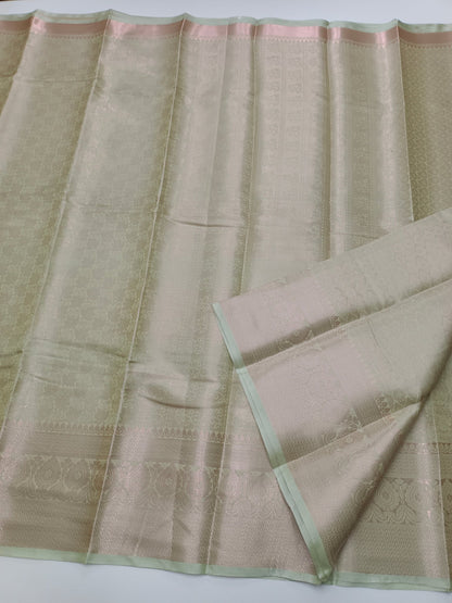 FANCY BROCADE SILK SAREE - B S CHANNABASAPPA & SONS