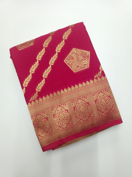 ART CREPE SAREE - B S CHANNABASAPPA & SONS