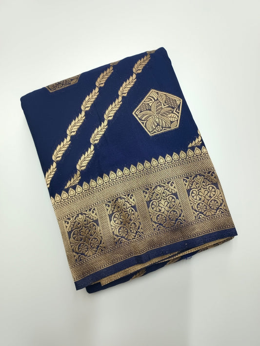 ART CREPE SAREE - B S CHANNABASAPPA & SONS