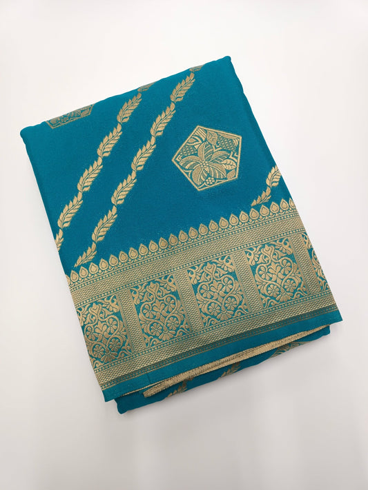 ART CREPE SAREE - B S CHANNABASAPPA & SONS