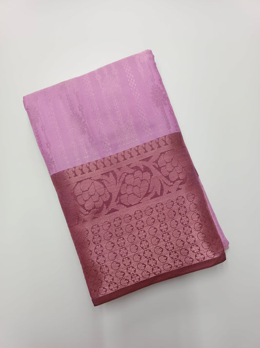 FANCY BROCADE SILK SAREE - B S CHANNABASAPPA & SONS