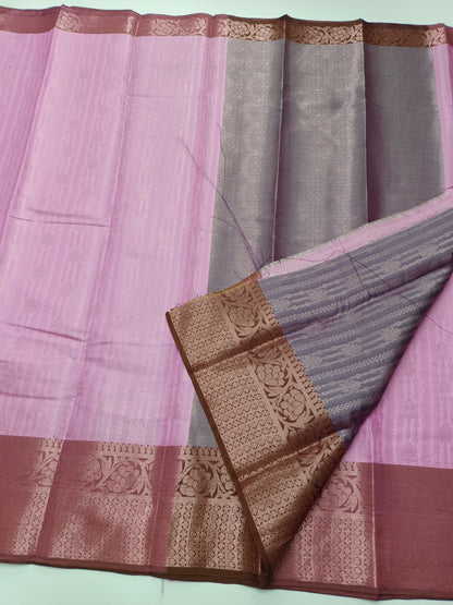 FANCY BROCADE SILK SAREE - B S CHANNABASAPPA & SONS