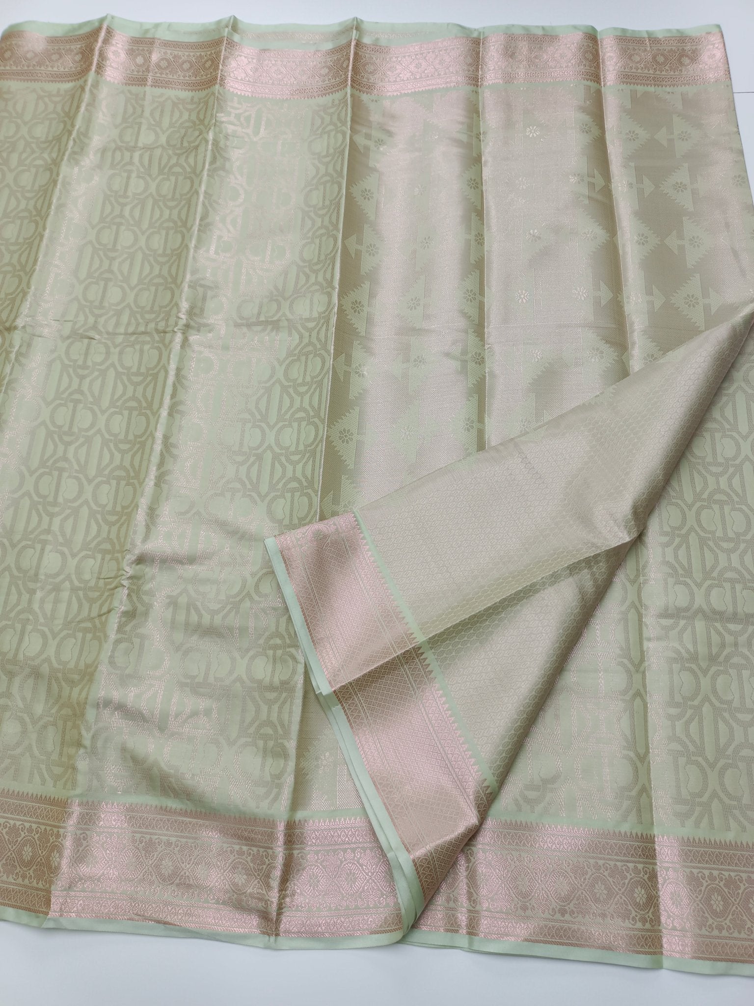 FANCY BROCADE SILK SAREE - B S CHANNABASAPPA & SONS