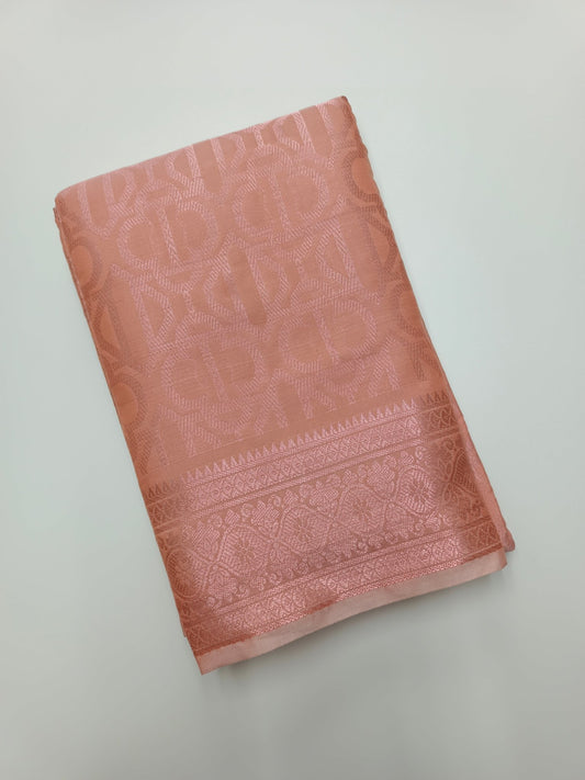 FANCY BROCADE SILK SAREE - B S CHANNABASAPPA & SONS