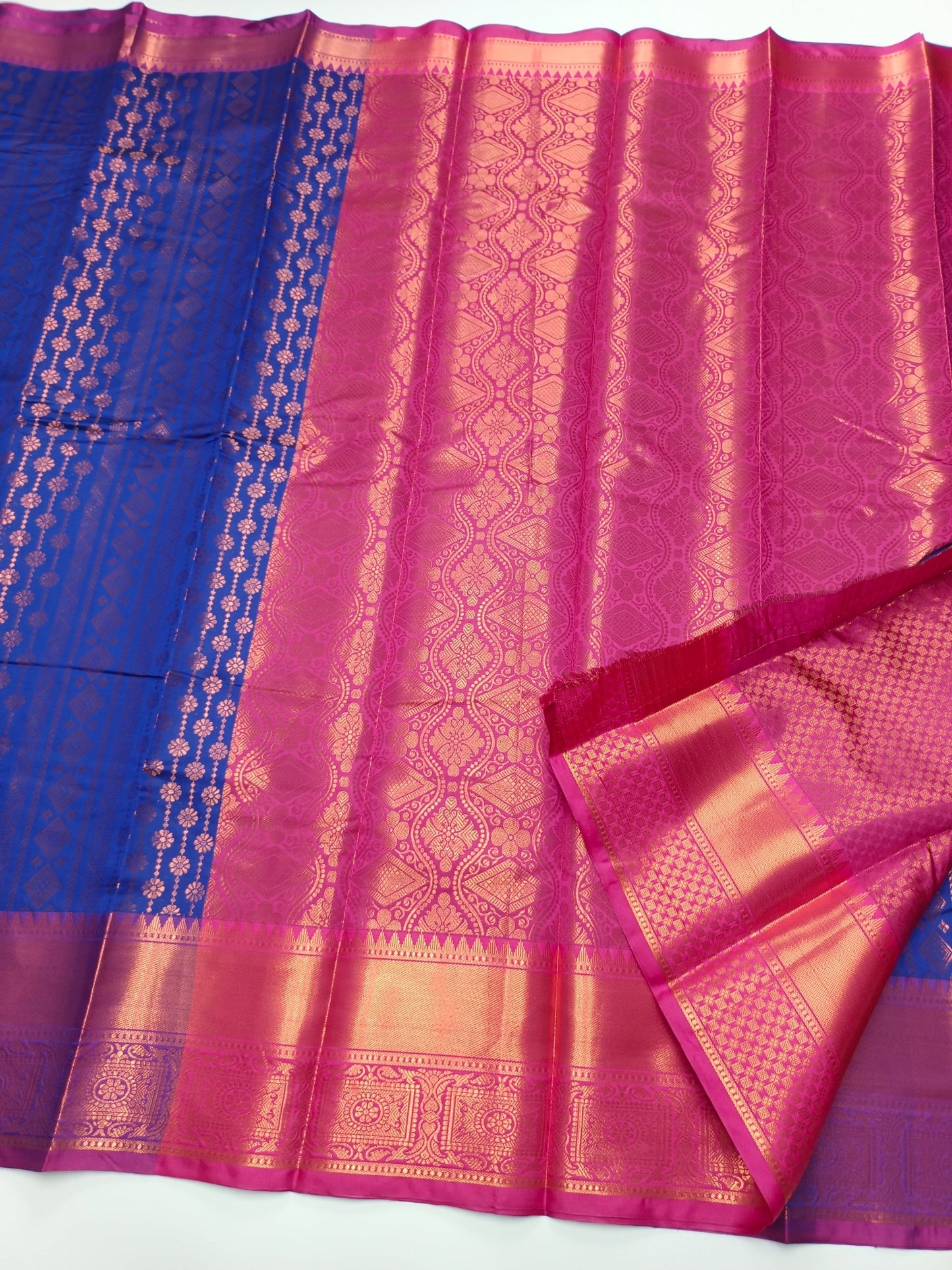 FANCY BROCADE SAREE - B S CHANNABASAPPA & SONS