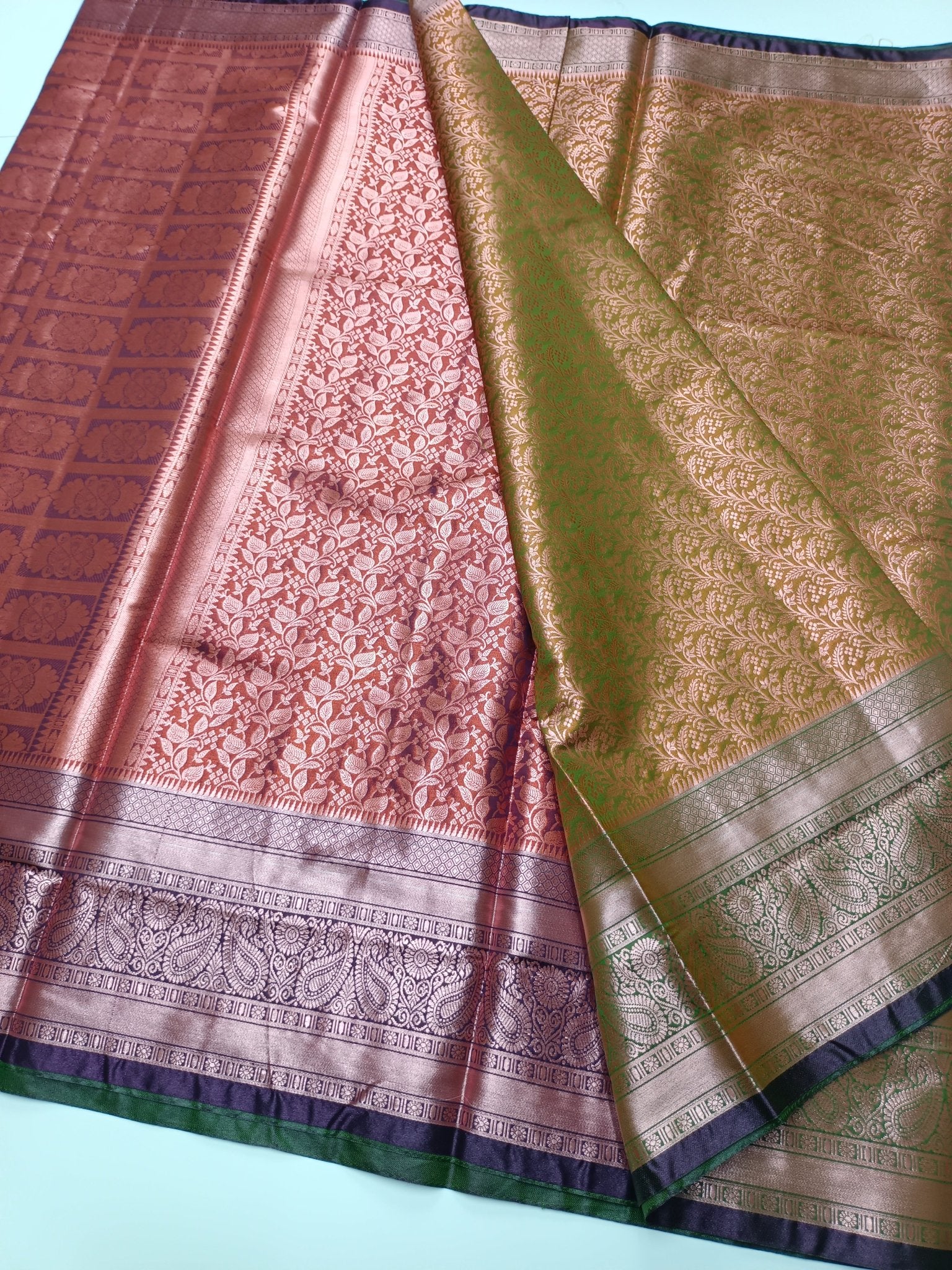 FANCY BROCADE SAREE - B S CHANNABASAPPA & SONS