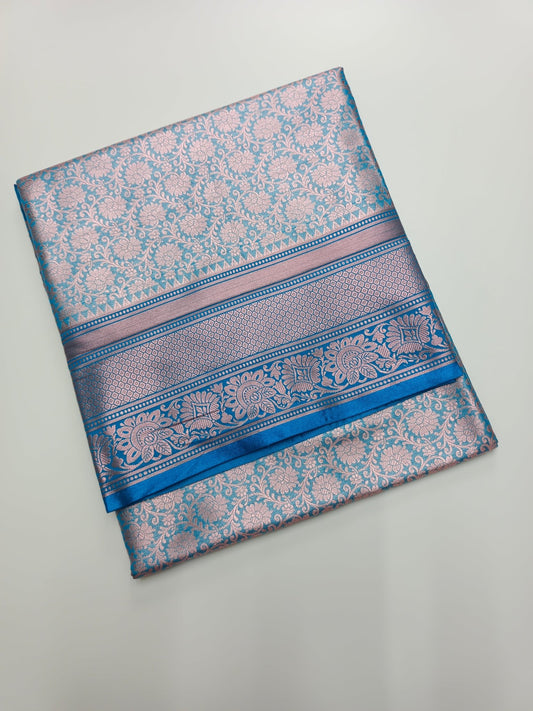 FANCY BROCADE SAREE - B S CHANNABASAPPA & SONS