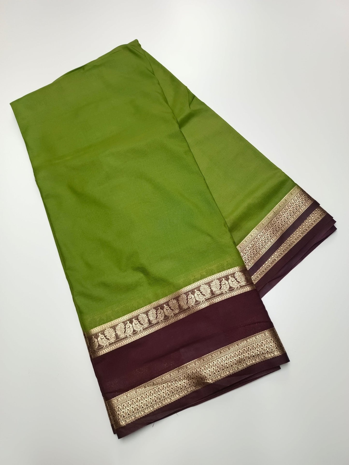 SEMI CREPE SILK SAREE - B S CHANNABASAPPA & SONS
