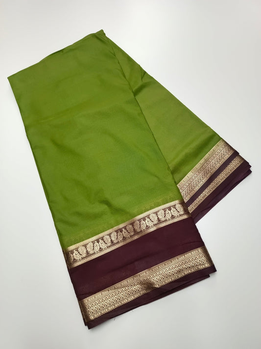 SEMI CREPE SILK SAREE - B S CHANNABASAPPA & SONS