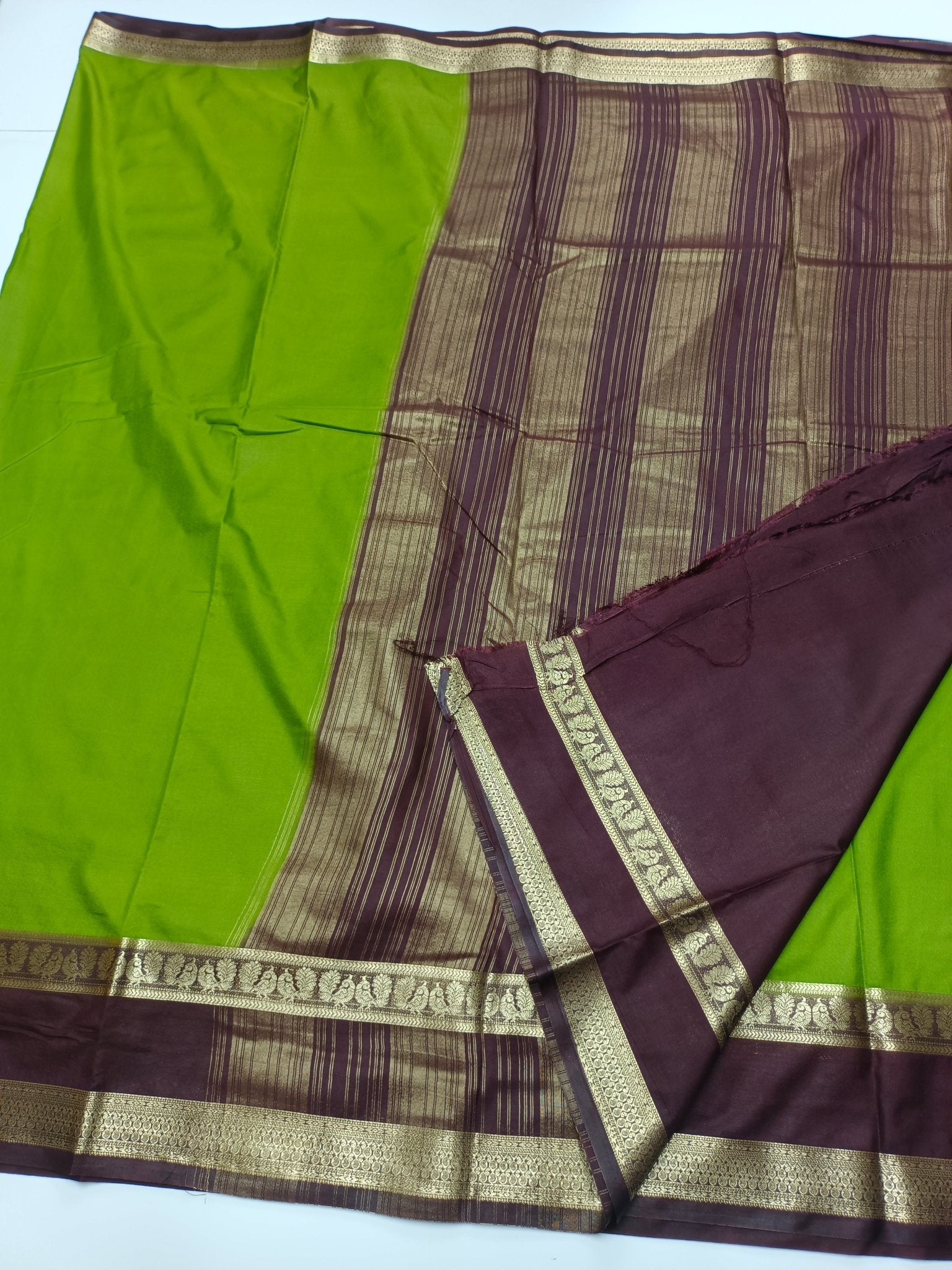 SEMI CREPE SILK SAREE - B S CHANNABASAPPA & SONS