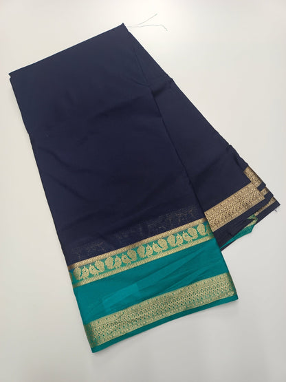 SEMI CREPE SILK SAREE - B S CHANNABASAPPA & SONS
