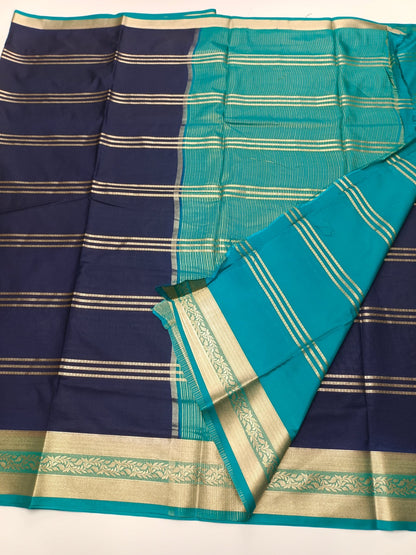 SEMI CREPE SILK SAREE - B S CHANNABASAPPA & SONS