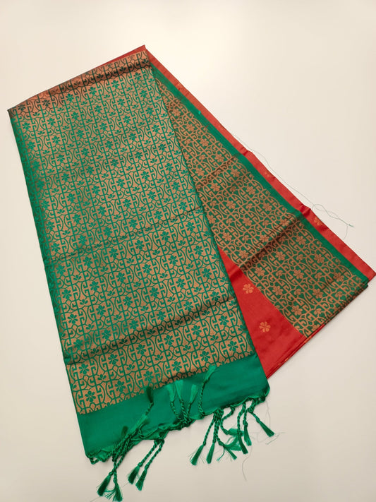 SEMI SOFT ART SILK SAREE - B S CHANNABASAPPA & SONS